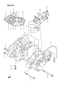 RM80 Картер двигателя
