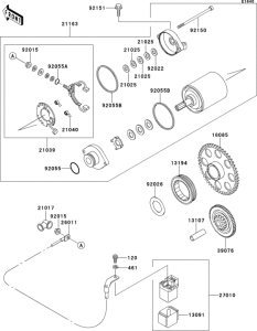 EJ650 Стартер