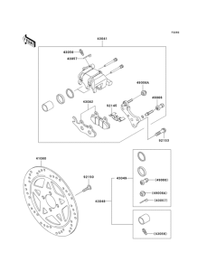 BR125 Передний тормоз