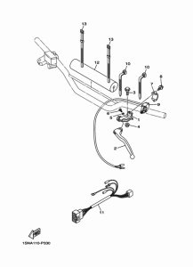 YZ85LW Handle switch & lever