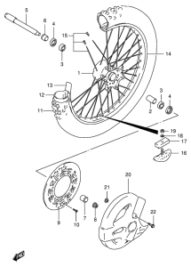 RM125 Transom + tube