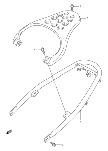 XF650 Багажник