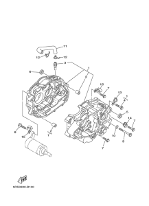 TW125 Картер двигателя