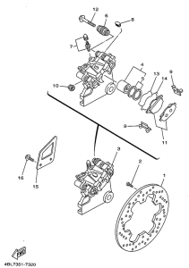  Задний тормоз