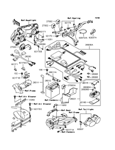 ZX900 Электрика