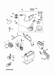 YP400RA Электрика 1