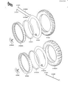 KX500 Колеса,покрышки