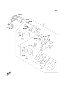  Rear brake(klx400-b1)