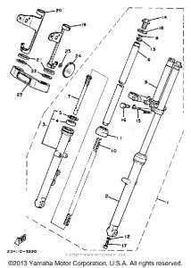 RX50K Передняя вилка