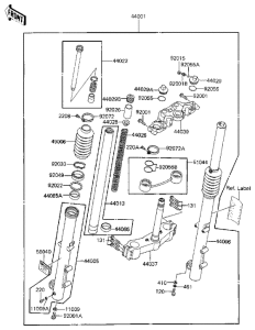 ZN1300 Вилка передней оси