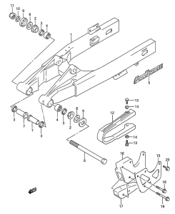 RM80 Маятник задний