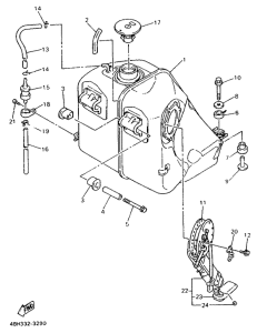 GTS1000 Топливный бак