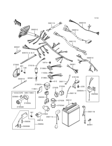 KZ1000 Chassis electrical equipment(1 / 2)