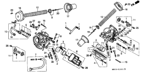 PC800 Carburetor assy