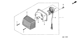 PK50 Taillight unit ass`y