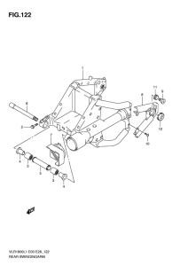 VLR1800 Маятник задний