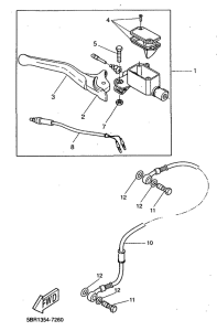 YQ50 Главный тормозной цилиндр