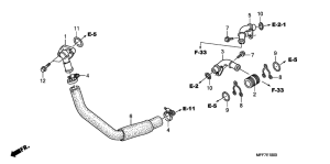 XL700V (ABS) Труба водная