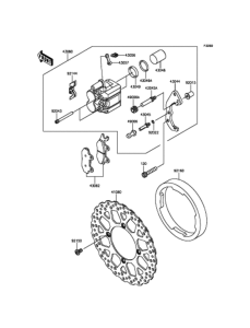  フロントブレーキ