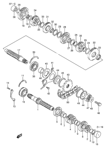 GSX600 Трансмиссия