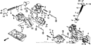 VF750F Детали карбюратора