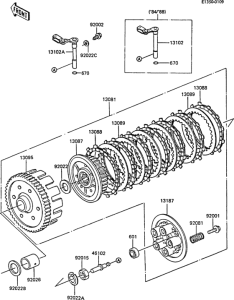 EX305 Сцепление