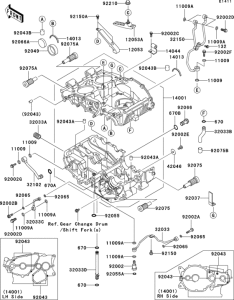 ER500 Crankcase(1 / 2)