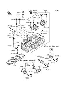 ZR400 Головка цилиндров