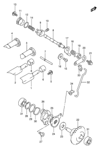 RM80 Клапан выхлопа