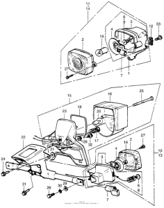 PA50 Taillight + turn signal 81