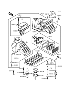 ZX400 Воздушный фильтр