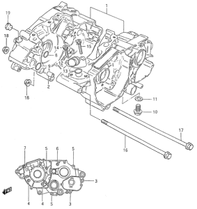 SMX50 Картер двигателя