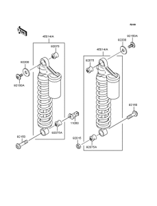 ZR400 Подвеска  /  амортизатор