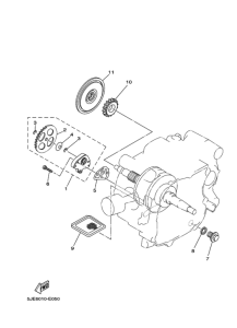 YB50 Масляная помпа в сборе