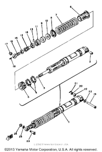 TZ250H Задняя подвеска