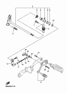 XVS950CU (ABS) シフトシヤフト
