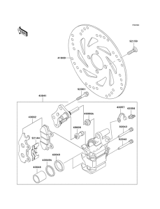AN112 Передний суппорт