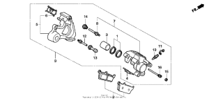 NSF100 Задний суппорт