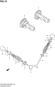 DR-Z400 Распред вал / клапана