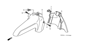 SH100 Переднее крыло