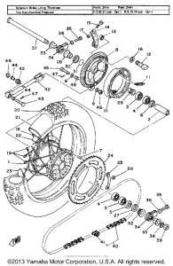YZ465G Переднее колесо