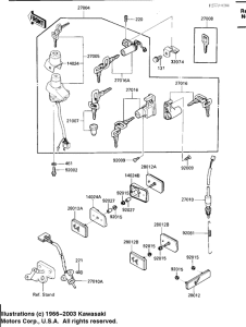 ZX600 Замок зажикания