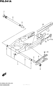 DL1000 (ABS) Rear Swingingarm