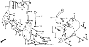 CB750 Масляный насос