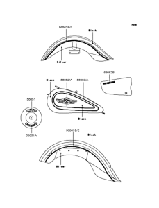VN1500 Наклейки
