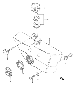 BX120 Бак масляный