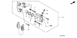 SH300 Задний суппорт