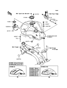 ZR1000 Топливный бак