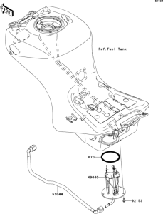ZG1400 Топливный насос