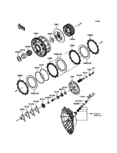 ZX600 Сцепление